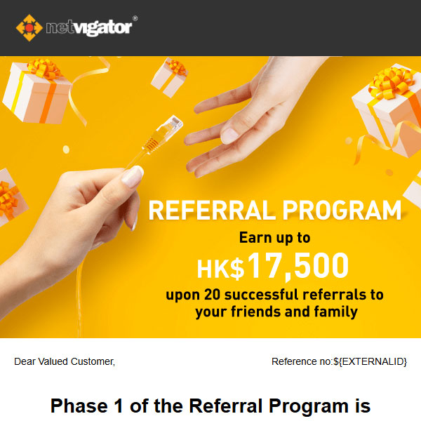 Member Get Member promotion